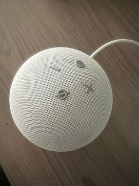 Google Smart Speaker in light gray